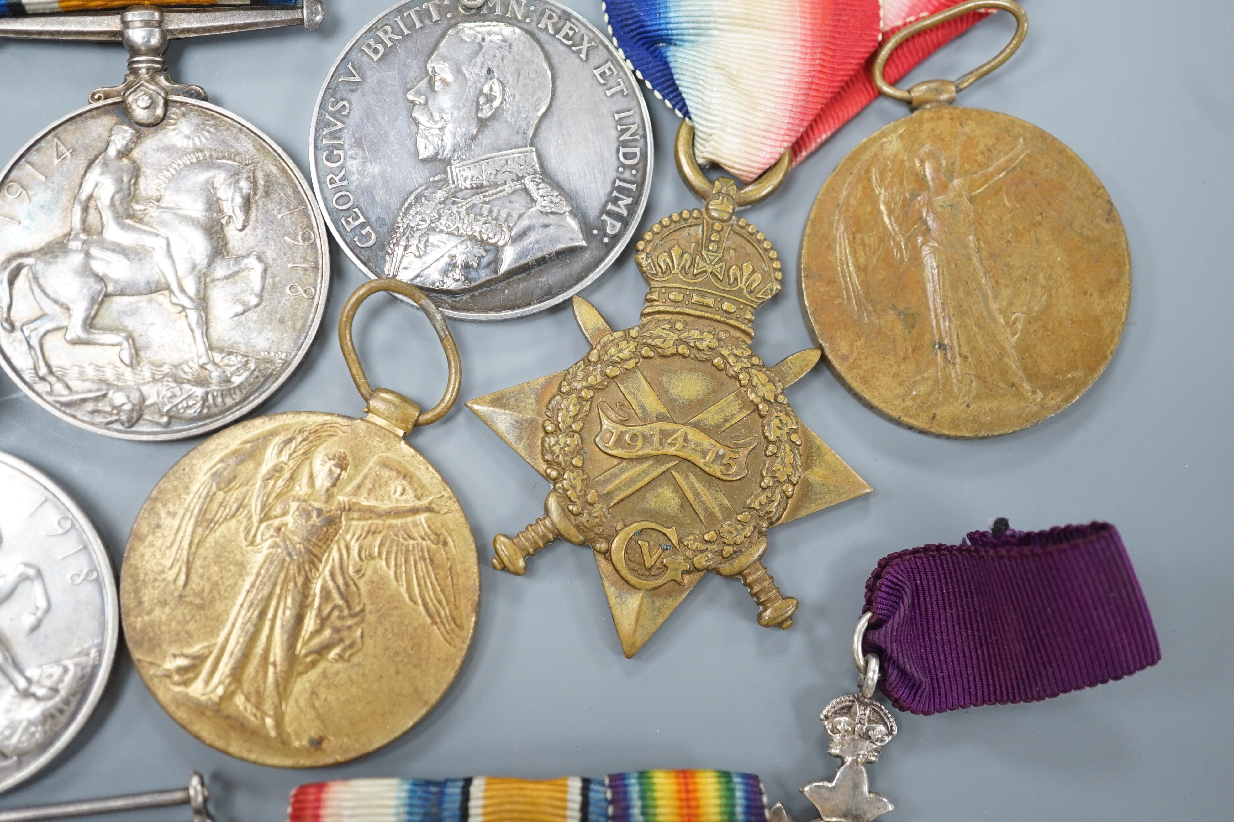 WWI and George V medals to include